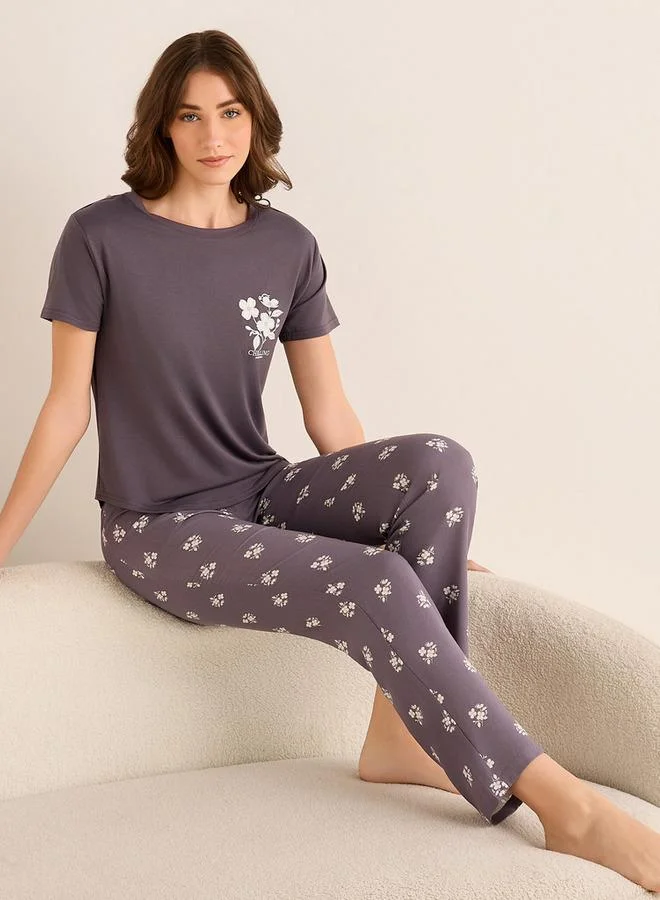 سبلاش فيڤ Pyjama Set Top & Pants Viscose